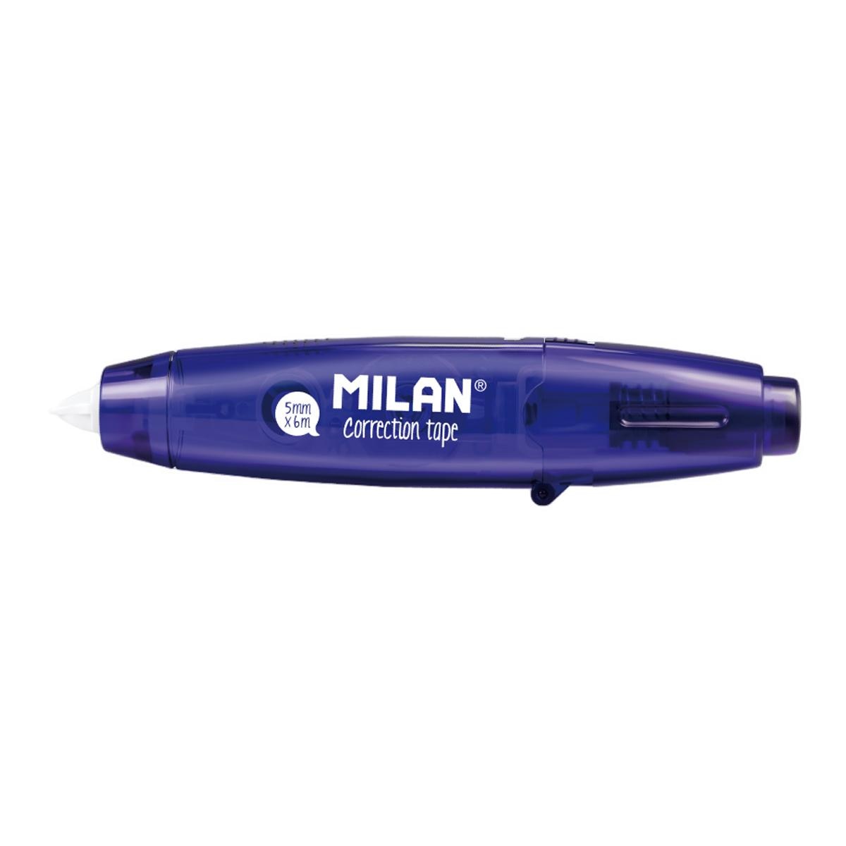 Fita Correctora com Pulsador 5 mm x 6 m Serie Acid - Azul Azul-3