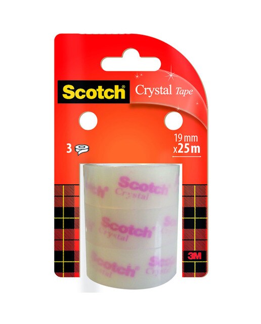 Imagem 0 de Fita Adesiva Scotch® Crystal Embalagem de 2+1 Rolos