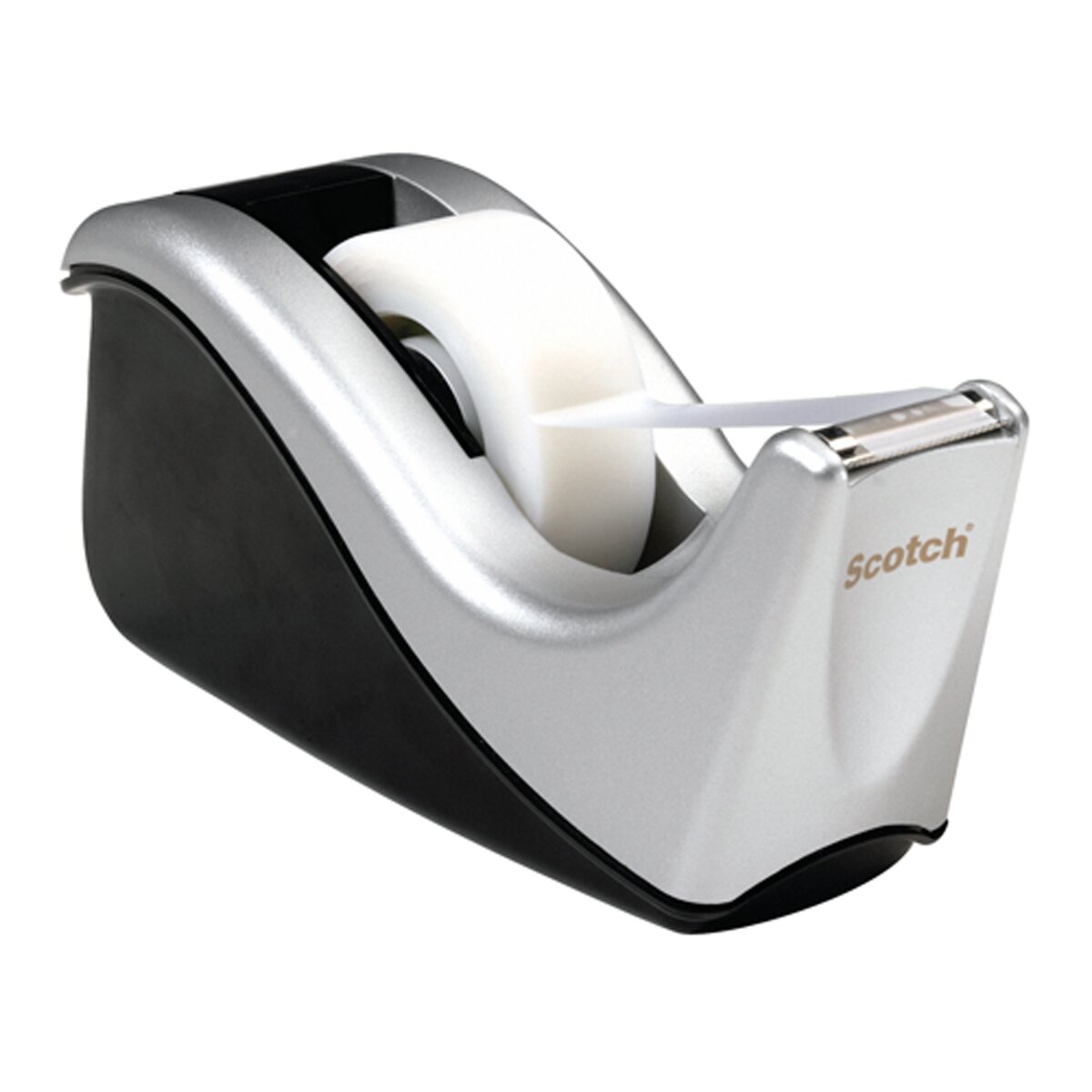 Porta-rolos de Mesa C60 com 4 Fitas Adesivas Scotch Cinzento-2