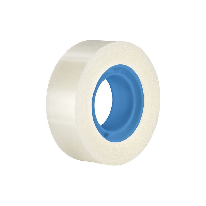 Blíster dispensador cinta adhesiva, MILAN, transparente brillante 19 mm x 33 m Azul-3