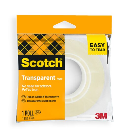 Imagem 0 de Cinta Adesiva Transparente Scotch 508 de 19mm x 33m