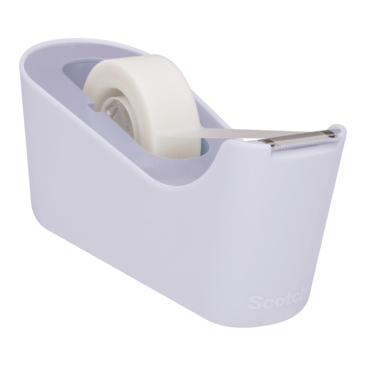 Imagem 0 de Dispensador de Fita Scotch C18,  lavanda. Con 1 Rolo de Fita Invisível Scotch Magic 19mm x 33m.