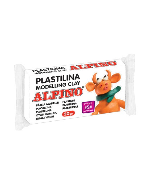 Imagem 0 de Plasticina 50 g Alpino branca