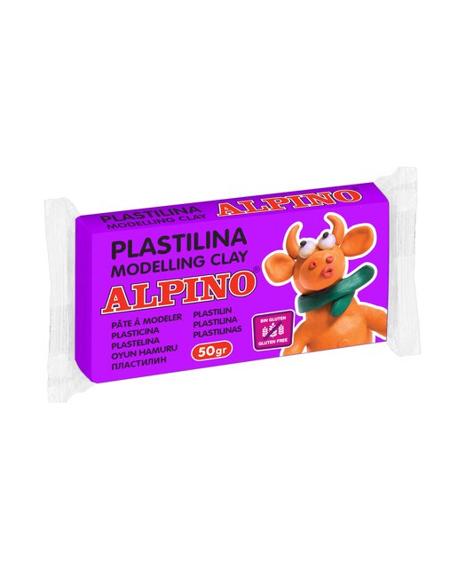 Plasticina 50 g Alpino violeta-claro 1
