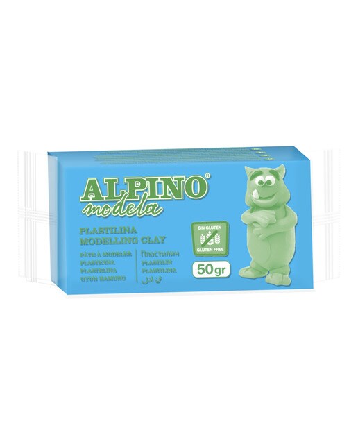Plasticina 50 g Alpino azul celeste 1