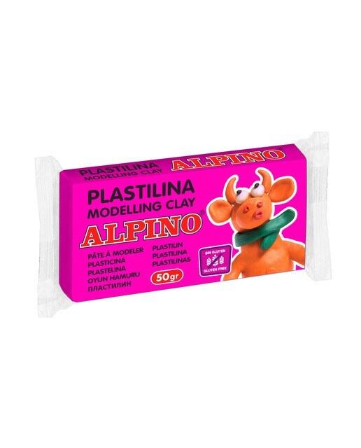 Plastilina 50 gr Alpino rosa