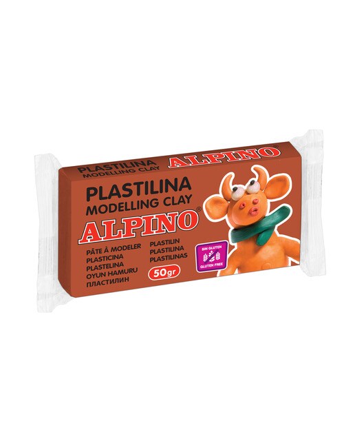 Imagem 0 de Plasticina 50 g Alpino castanha