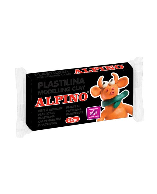 Imagem 0 de Plasticina 50 g Alpino preta