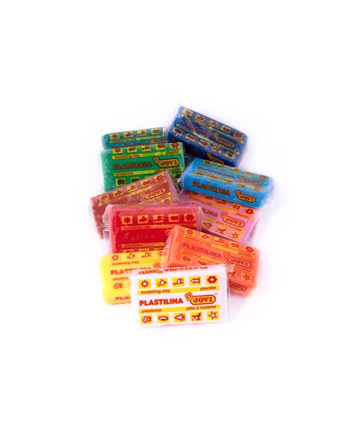Bandeja com 10 Pastilhas de Plasticina 50 g - Artigo Sortido. Envio realizado de forma aleatória Multicolor-3