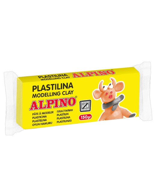 Imagem 0 de 1 Unidade de Plasticina 150 g Alpino Amarela
