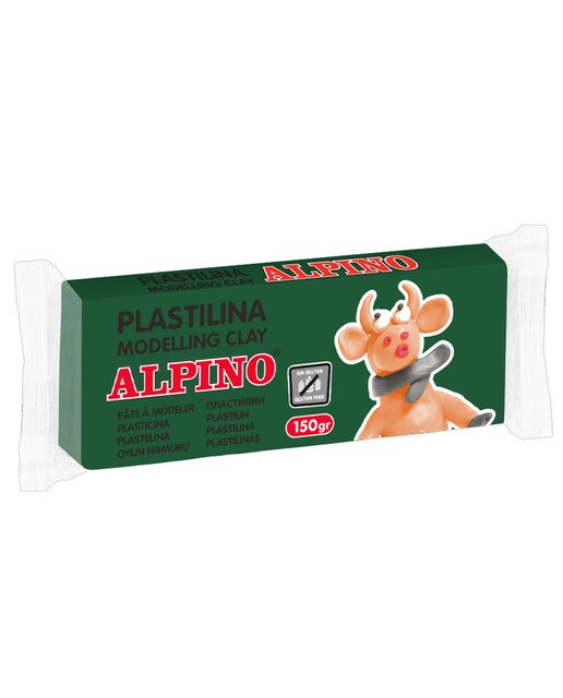 Imagem 0 de 1 Unidade Plasticina 150 g Alpino Verde Prado
