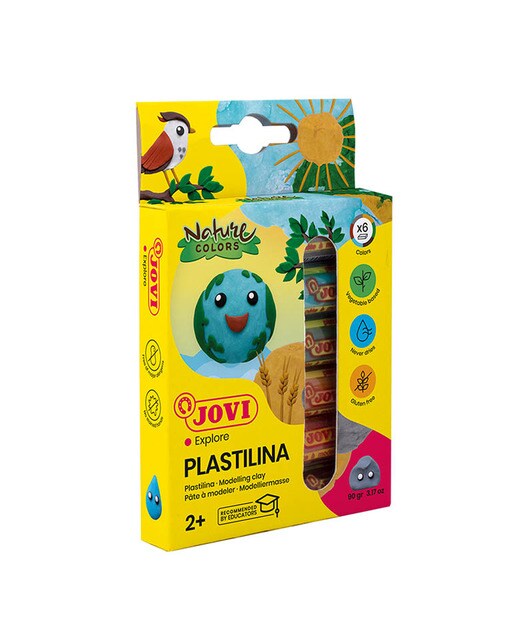 Imagem 0 de Estojo com 6 Barras de Plasticina 15 g - Nature