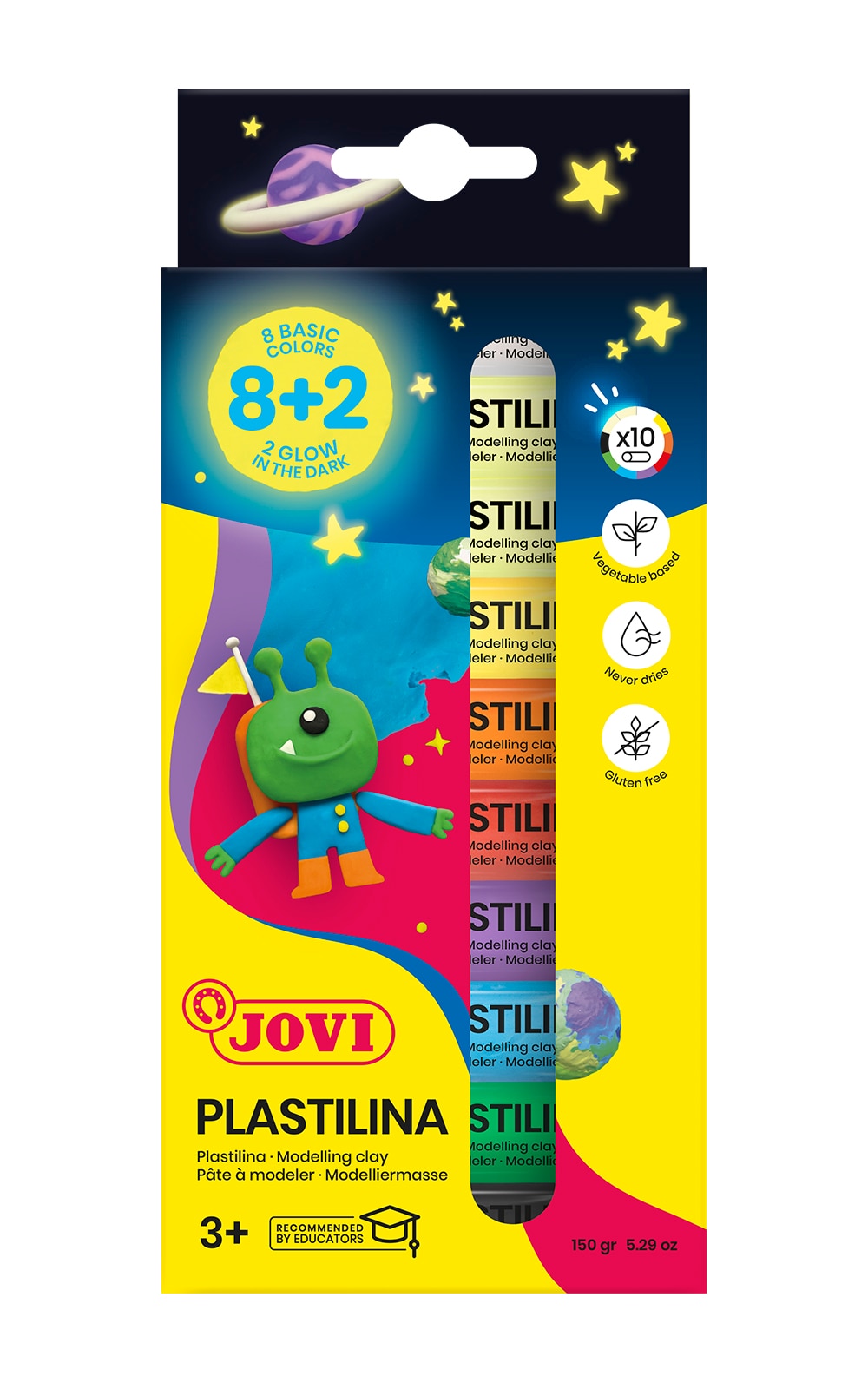Pack Plastilina Jovi Multicolor Multicolor-1