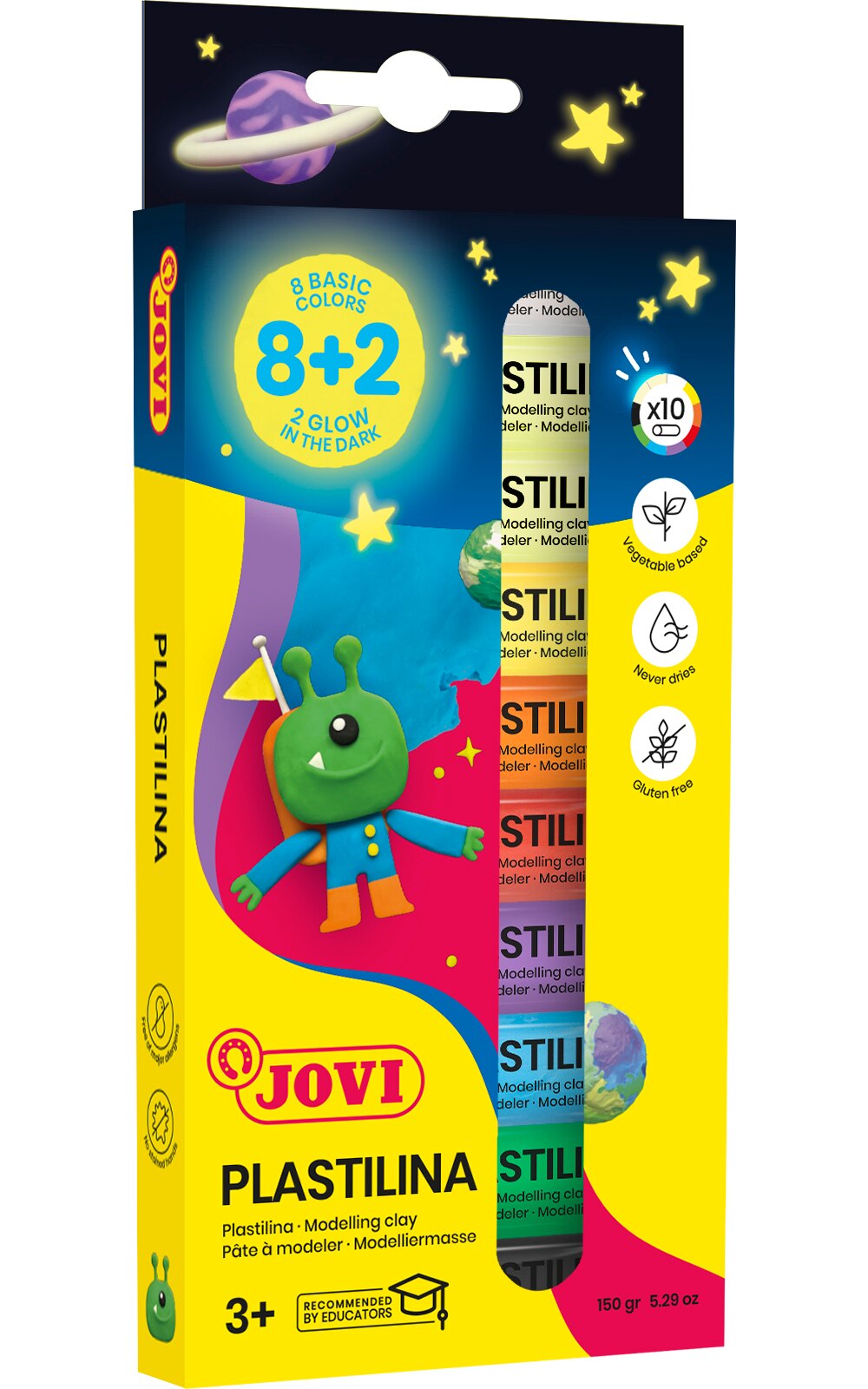 Pack Plastilina Jovi Multicolor Multicolor-3