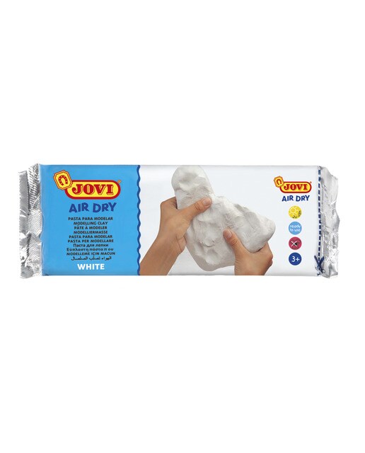 Air Dry Pastilha de Pasta de Moldar que Endurece ao Ar 500 g - Branco Branco-1