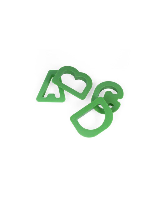 Acessórios de Modelagem Letras Jovi verde Verde-2