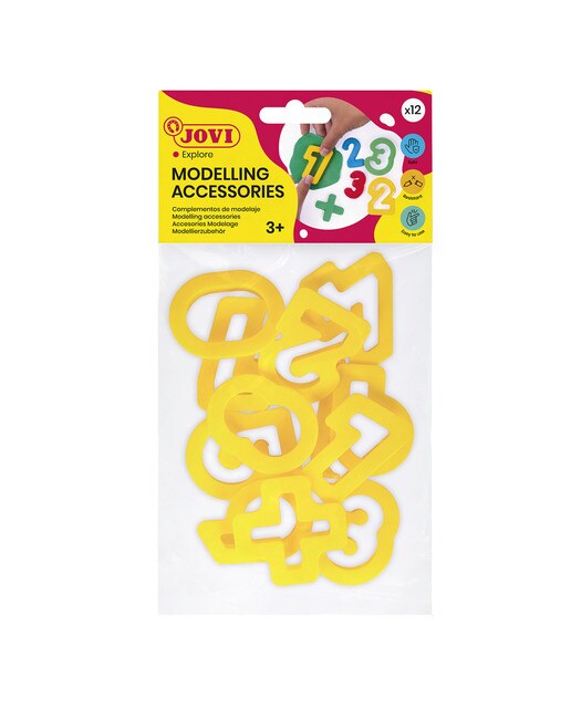 Acessórios de Modelar Números Jovi amarelo Amarelo-1