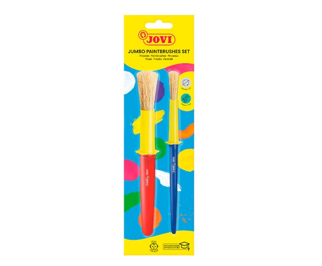 Imagen 0 de SET JUMBO PAINT BRUSHES Blíster Jovi Multicolor