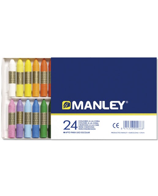 Pack de 24 Ceras Blandas Manley 1