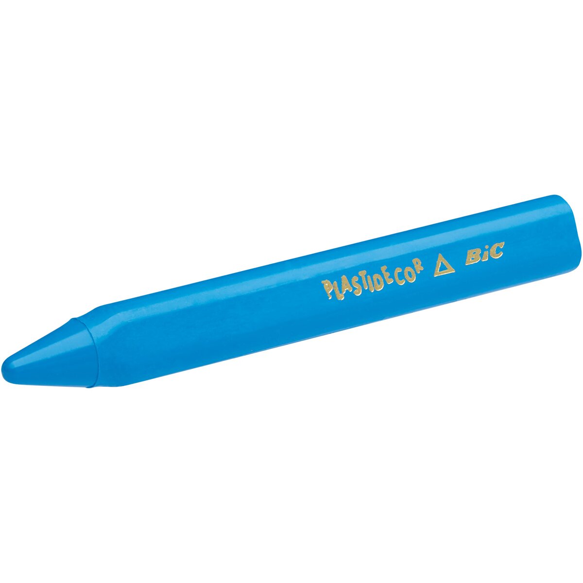 Pack de 12 lápis de cera de plástico de colorir Kids Plastidecor Triangle 3