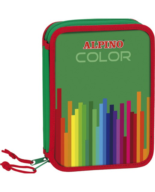 Estojo Múltiplo Duplo Pequeno Alpino Verde 1