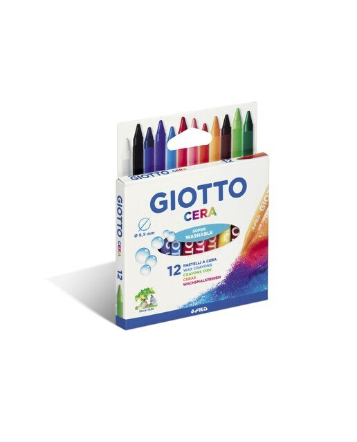 Pack con 12 ceras multicolor Giotto 2