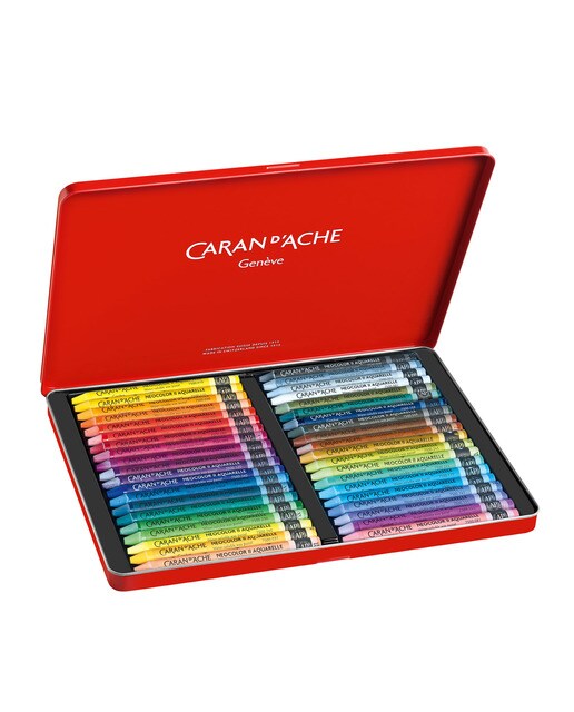 Cera Acuarelable Neocolor II 40 Surtidos Caran d'Ache Multicolor Multicolor-1