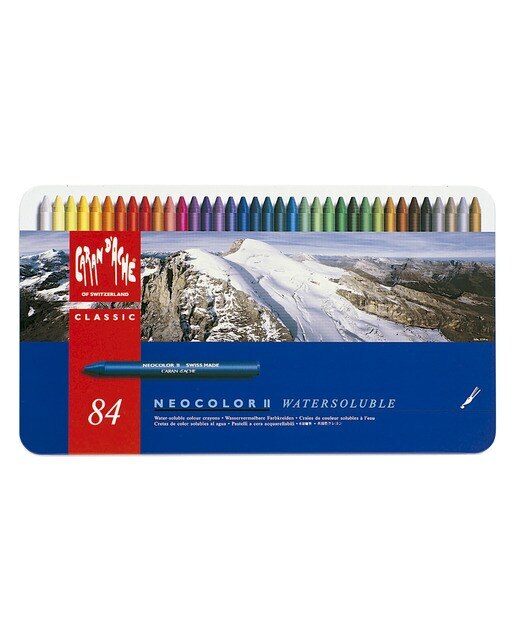 Imagen 0 de Cera Acuarelable Neocolor II 84 Surtidos Caran d'Ache Multicolor