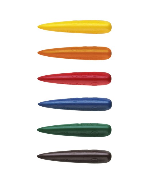 Cera Plástica en Forma de Dedo, 6 piezas Faber-Castell 2