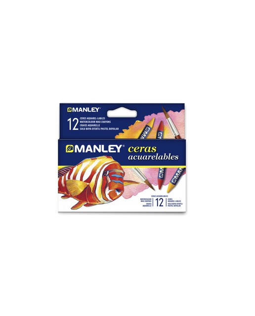 Estojo de 12 Lápis de cera Aguareláveis - Multicolor Multicolor-1