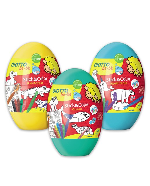 Stick & Color Egg Agarrar e Colorir Be-Bè 1
