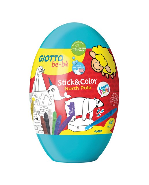 Stick & Color Egg Agarrar e Colorir Be-Bè 2