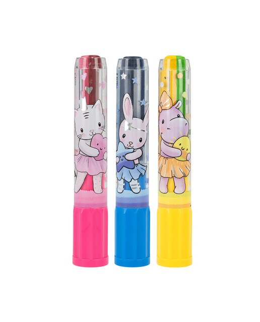 Conjunto de lápis de cor tricolor Princesa Mimi 4