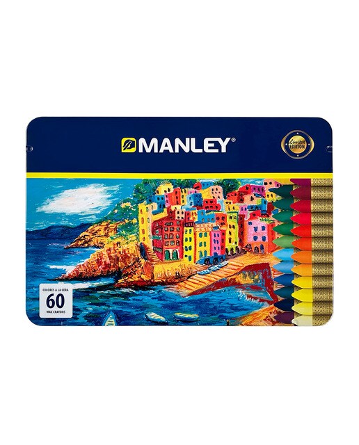 Imagem 0 de 60 lápis de cera metálicos Manley