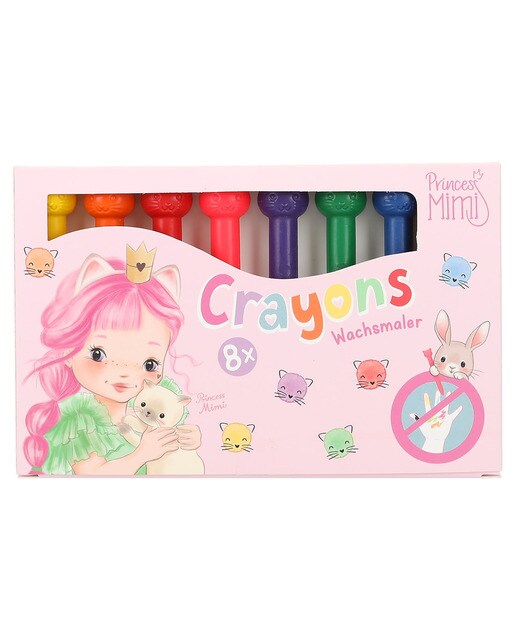 Lápis de cera com figura gato Princess Mimi 2