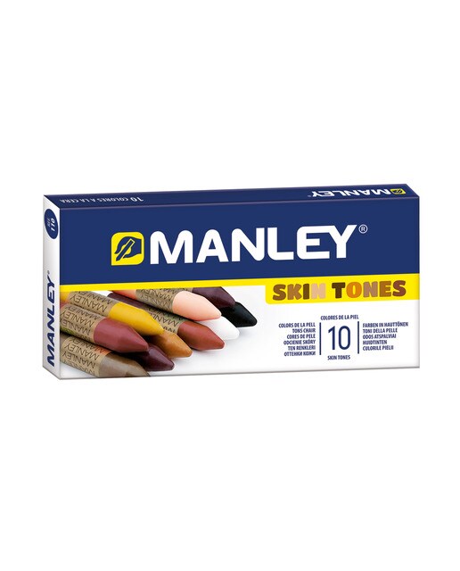 Conjunto de 10 ceras Manley da cor da pele 1