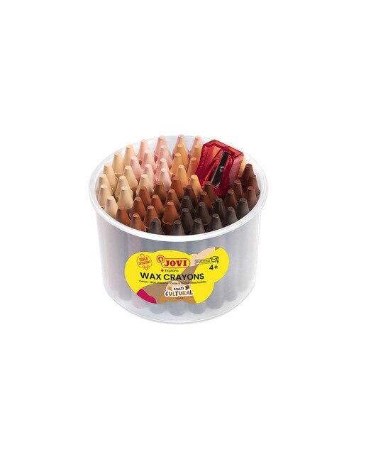 Caixa 60 Lápis de Cera Jumbo Jovi Multicolor-1