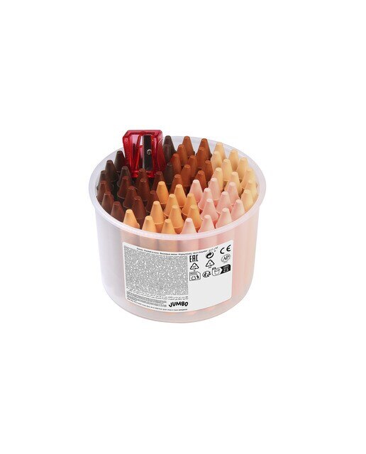 Caixa 60 Lápis de Cera Jumbo Jovi Multicolor-2