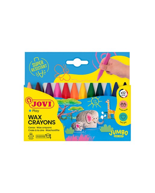 JUMBO EASY GRIP 12 lápis de cor Jovi Multicolor Multicolor-1