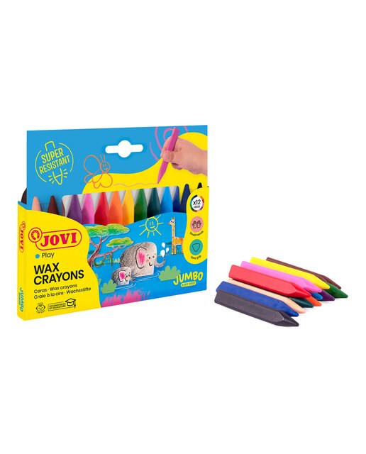 JUMBO EASY GRIP 12 lápis de cor Jovi Multicolor Multicolor-3
