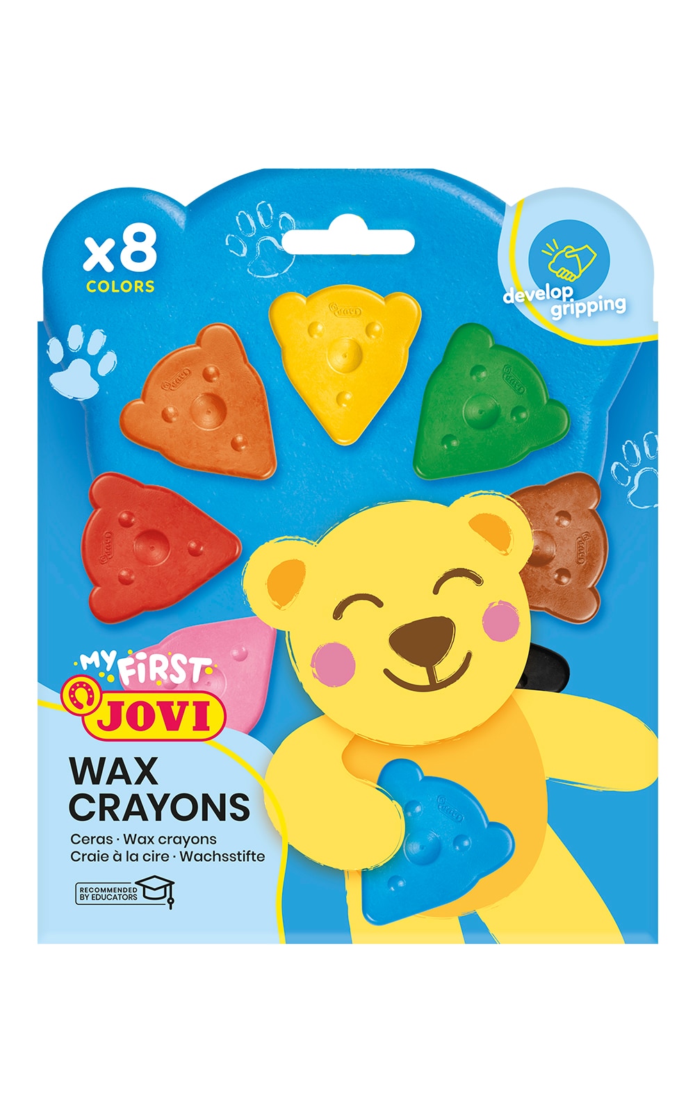 MY FIRST CRAYON 8 ceras oso Jovi Multicolor Multicolor-1