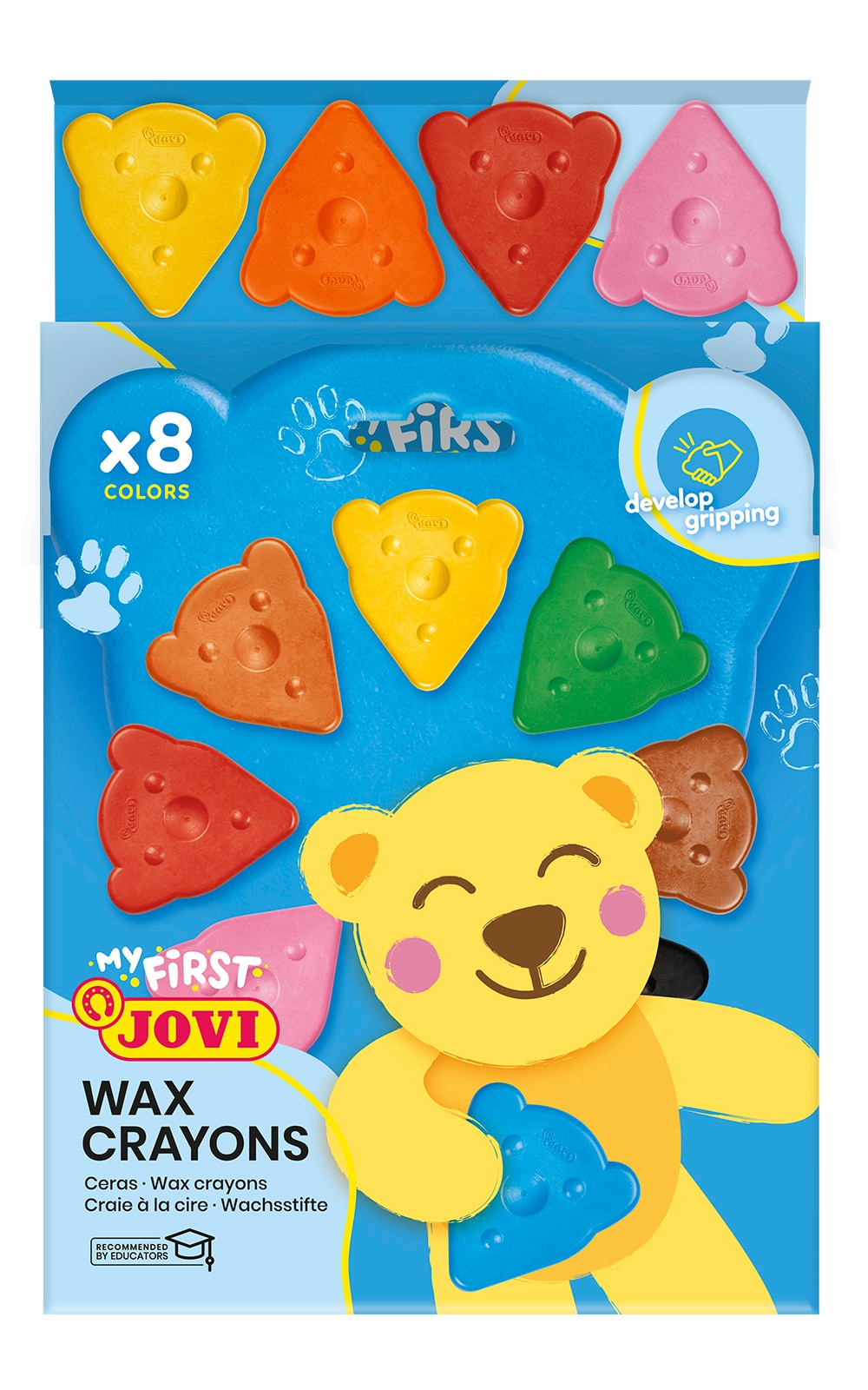 MY FIRST CRAYON 8 ceras oso Jovi Multicolor Multicolor-3
