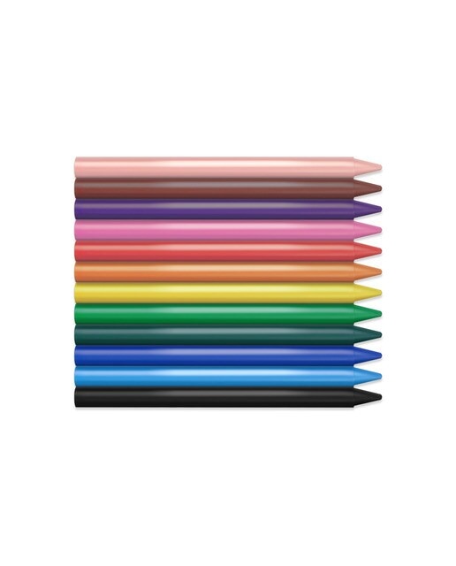 CRAYONS STUDENT 12 lápis de cera Jovi Multicolor Multicolor-4