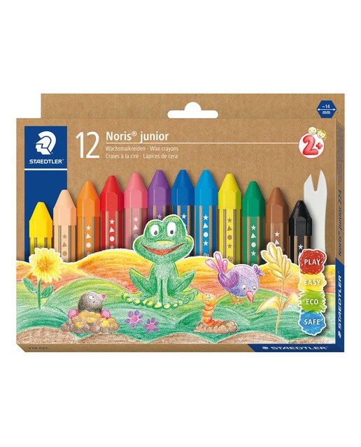 Lápis de cera Staedtler noris junior Sortido-1