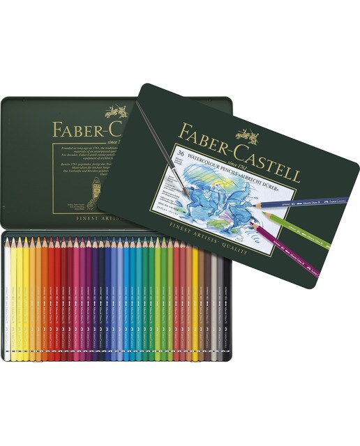 Estojo de 36 ecolápis aguareláveis Albrecht Dürer Faber-Castell multicolor 1