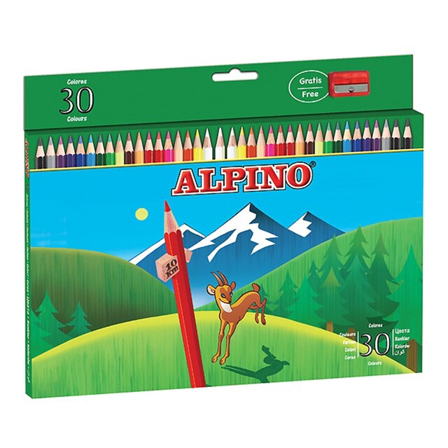 Imagen 0 de Estuche cartón 30 pinturas Alpino