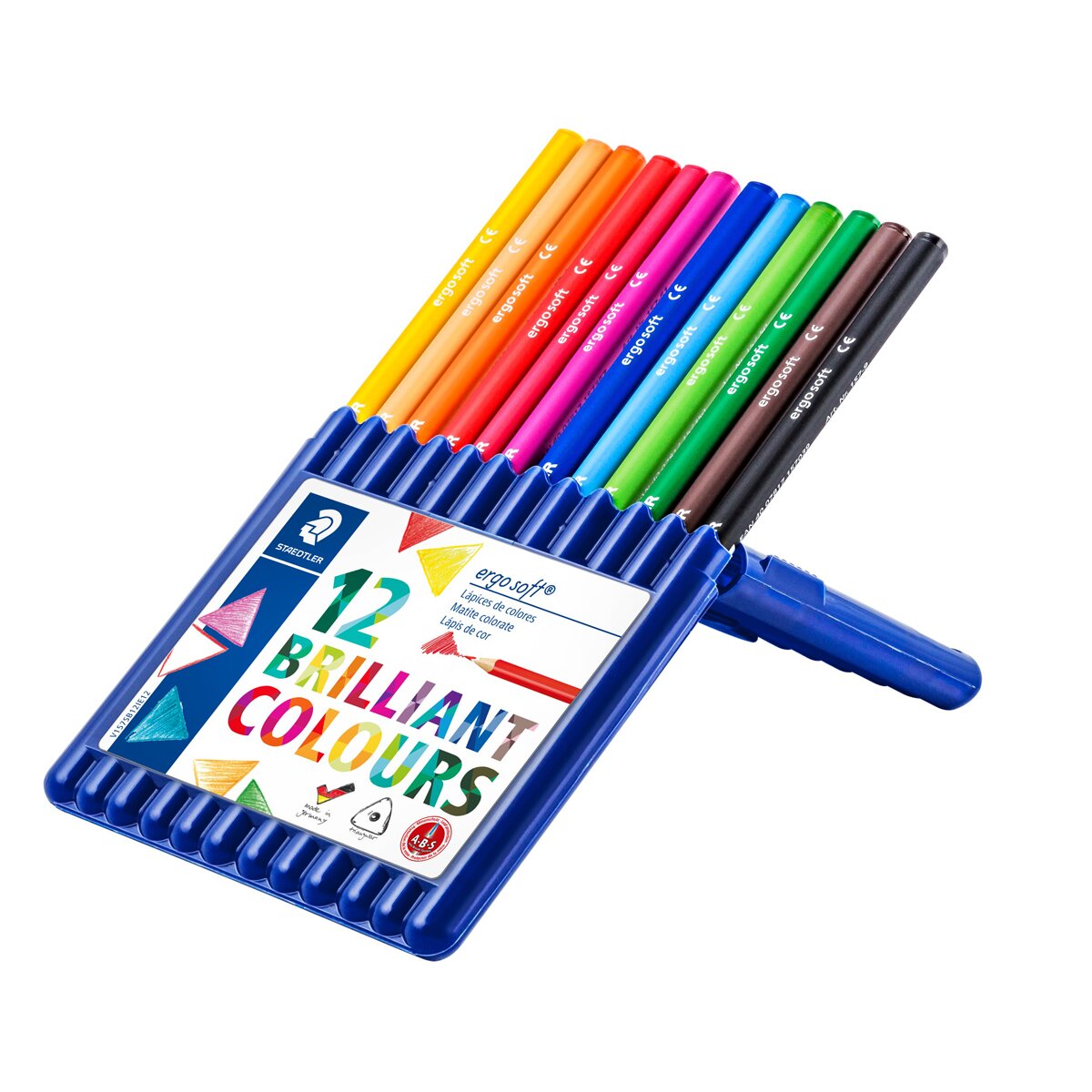 Estojo de 12 Lápis de Cor para Escrever e Desenhar Ergosoft 157 Staedtler 2