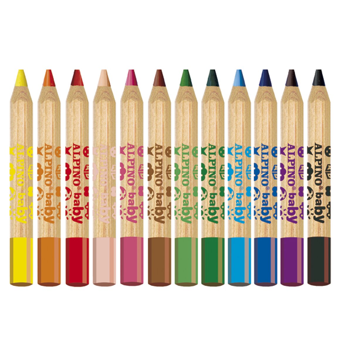 Caixa de 12 lápis de cor Baby 2