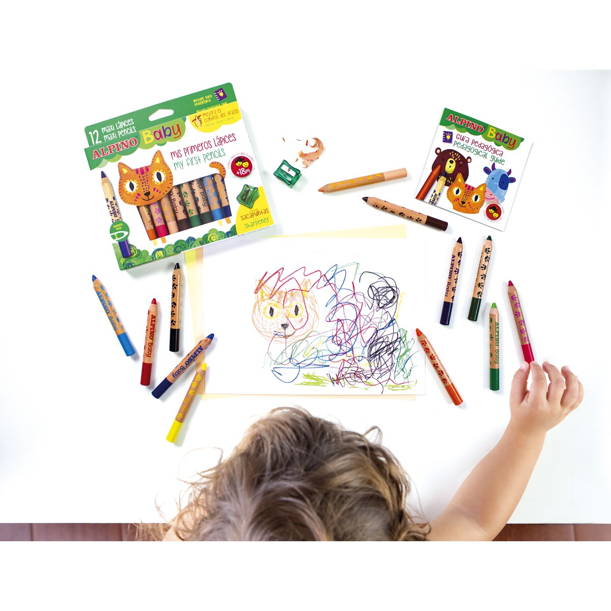 Caixa de 12 lápis de cor Baby 4