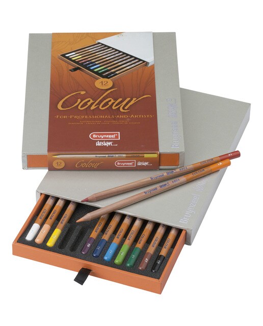 Caja de Lujo de Doce Lápices de Colores Bruynzeel Multicolor Multicolor-1